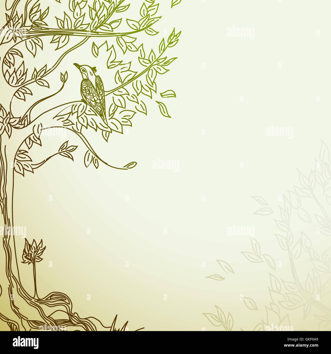 background with tree Stock Vector Image & Art - Alamy