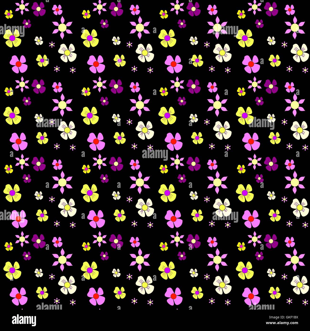 Set of Vector Flowers Stock Vector Image & Art - Alamy