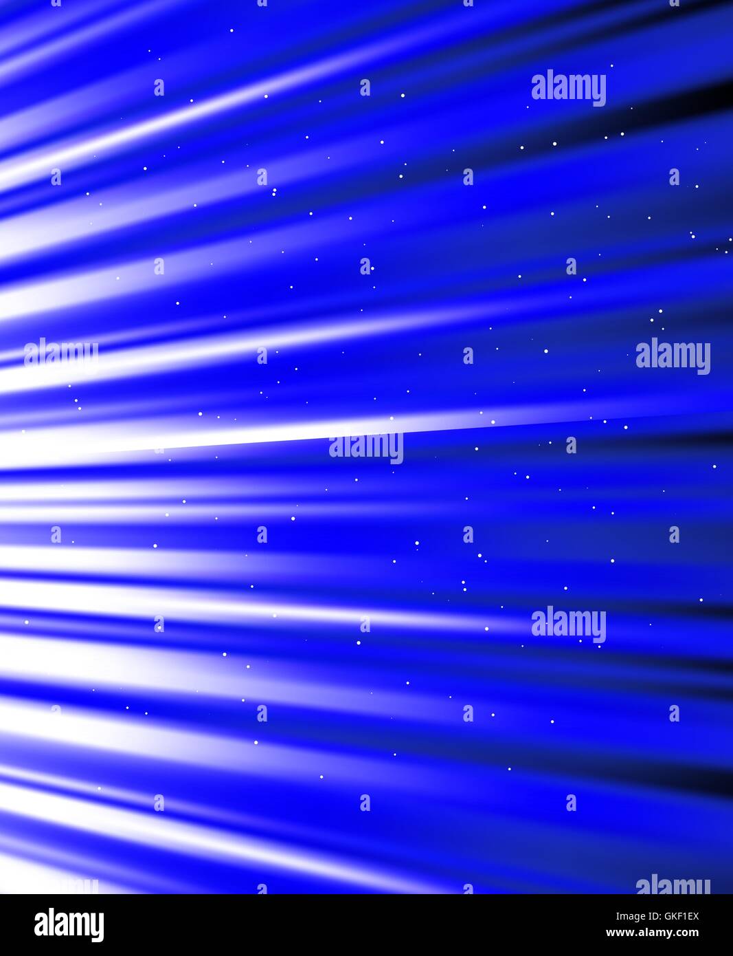 stars are falling on the background of blue rays Stock Vector Image ...