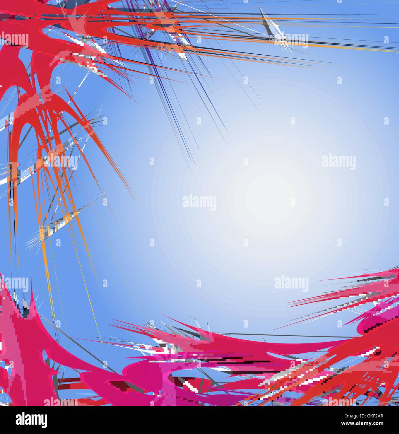 Abstract colorful background. Modern design pattern. Red, yellow, pink ...