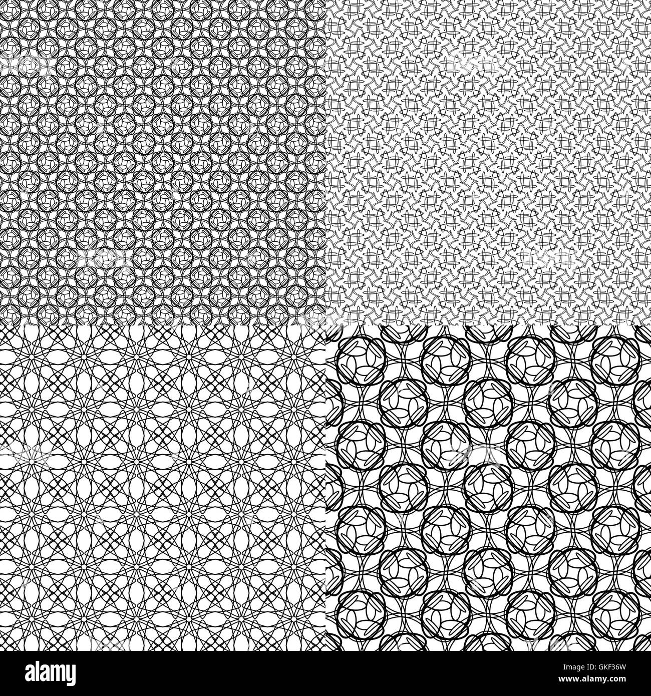 Set abstract vintage geometric wallpaper pattern background with place