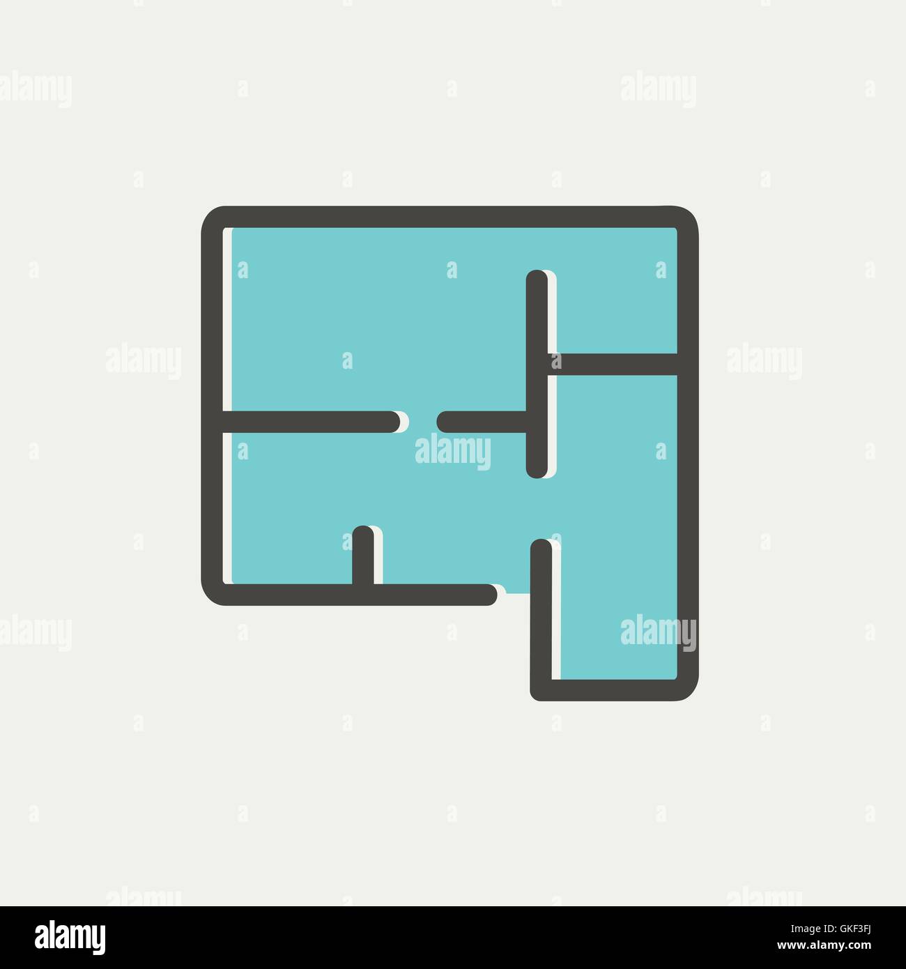 House infographic thin line icon Stock Vector Image & Art - Alamy