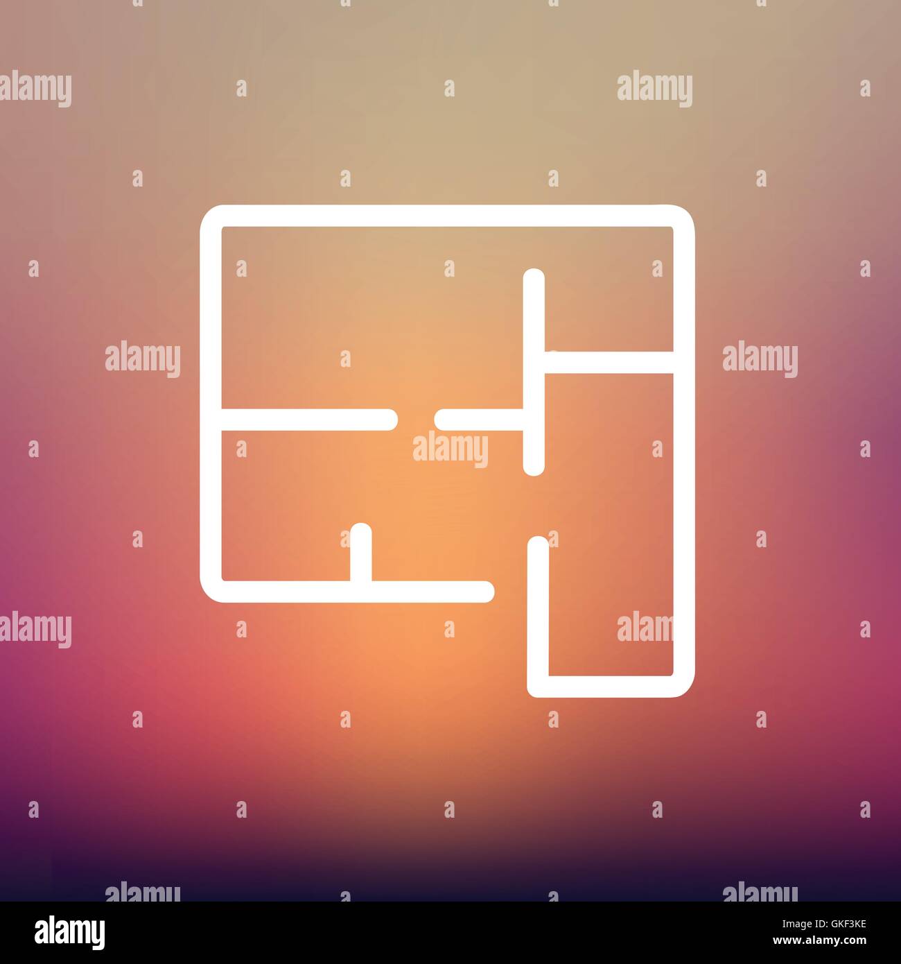 House infographic thin line icon Stock Vector Image & Art - Alamy