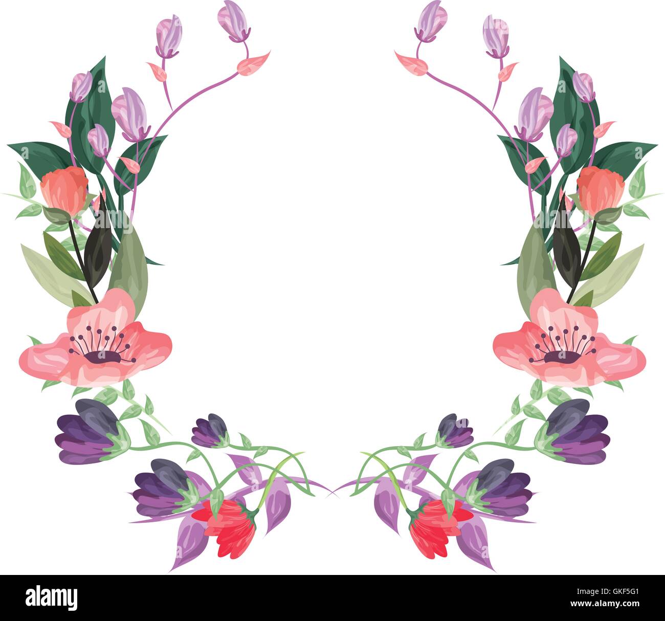flower frame icon Stock Vector Image & Art - Alamy