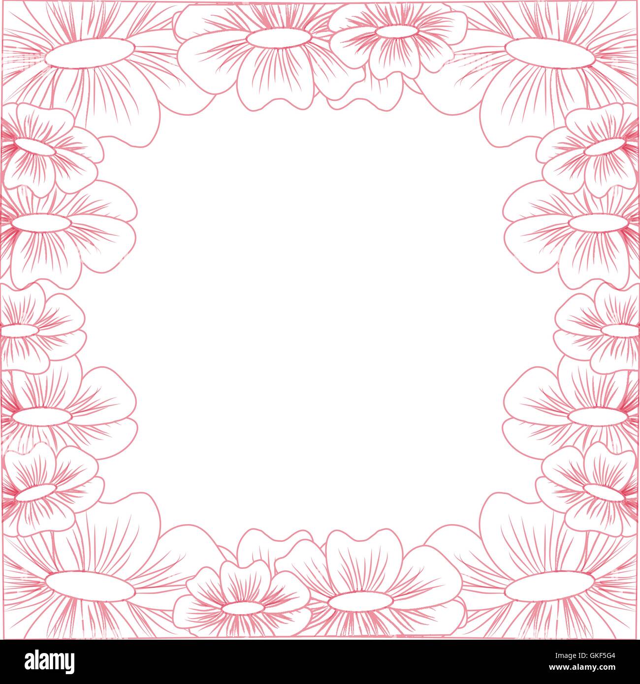 flower frame icon Stock Vector Image & Art - Alamy