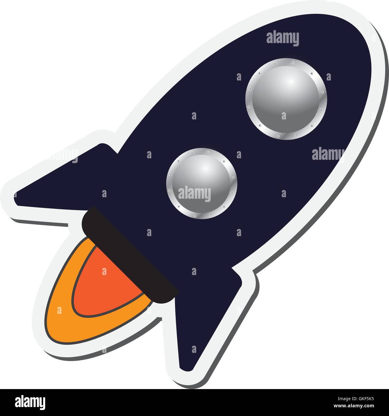 toy rocket icon Stock Vector Image & Art - Alamy