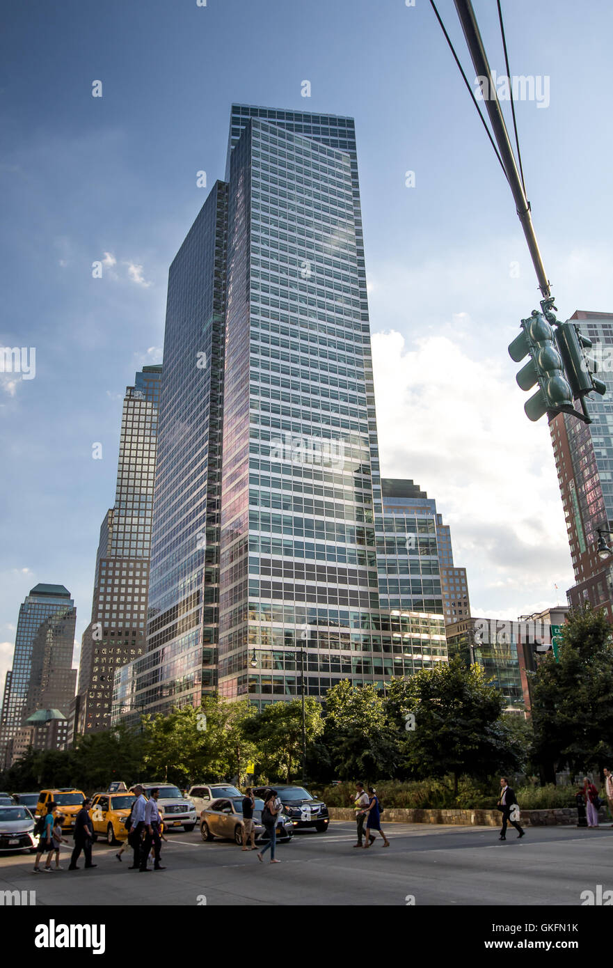 Goldman Sachs headquarters in New York City. Stock Photo