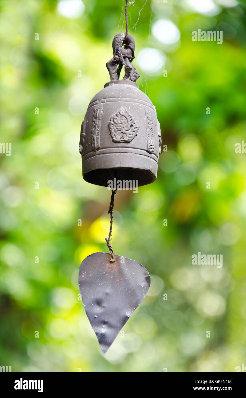 Bell for the garden Stock Photo Alamy