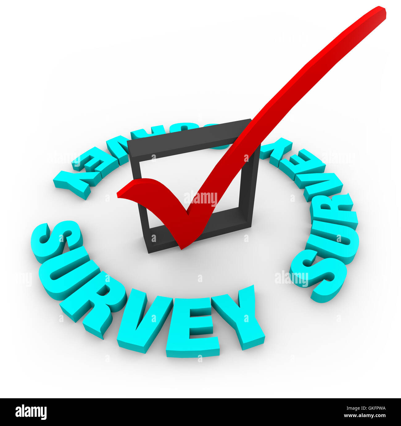 survey-check-mark-and-box-stock-photo-alamy