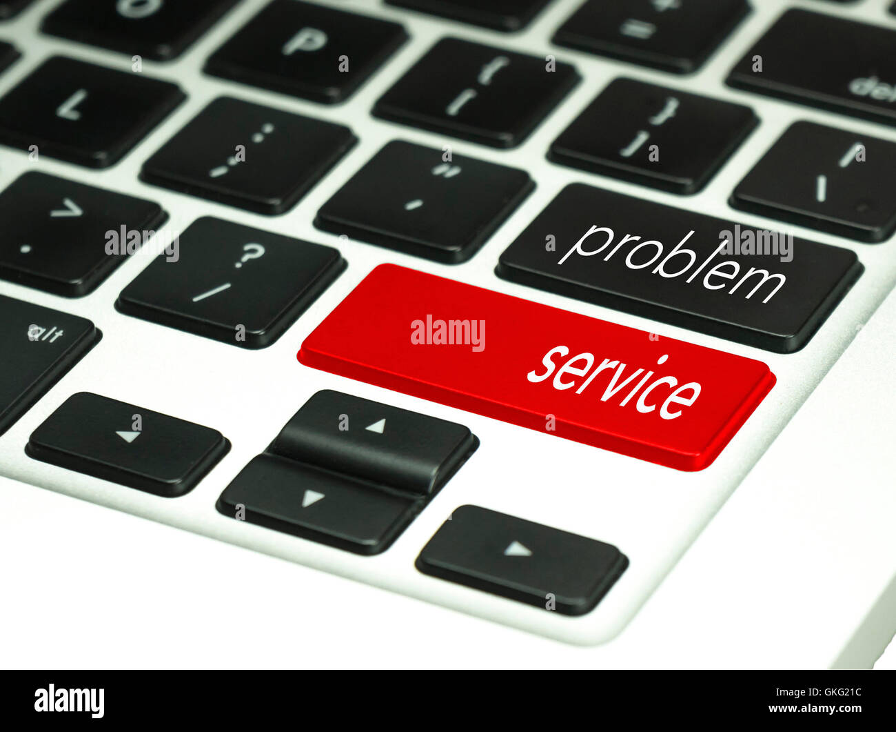 service code language in keyboard button Stock Photo - Alamy