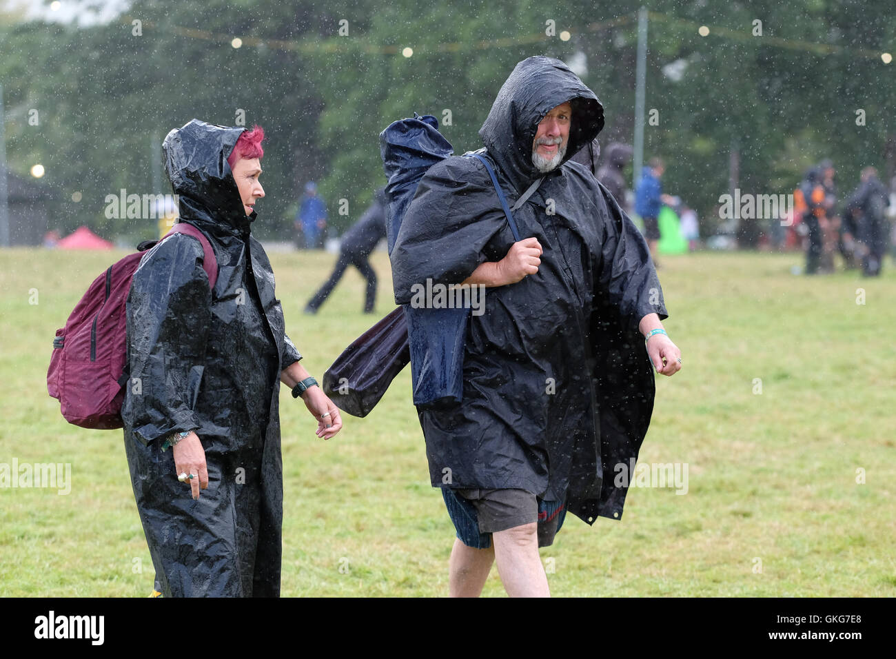 Rain festival poncho hi res stock photography and images Alamy