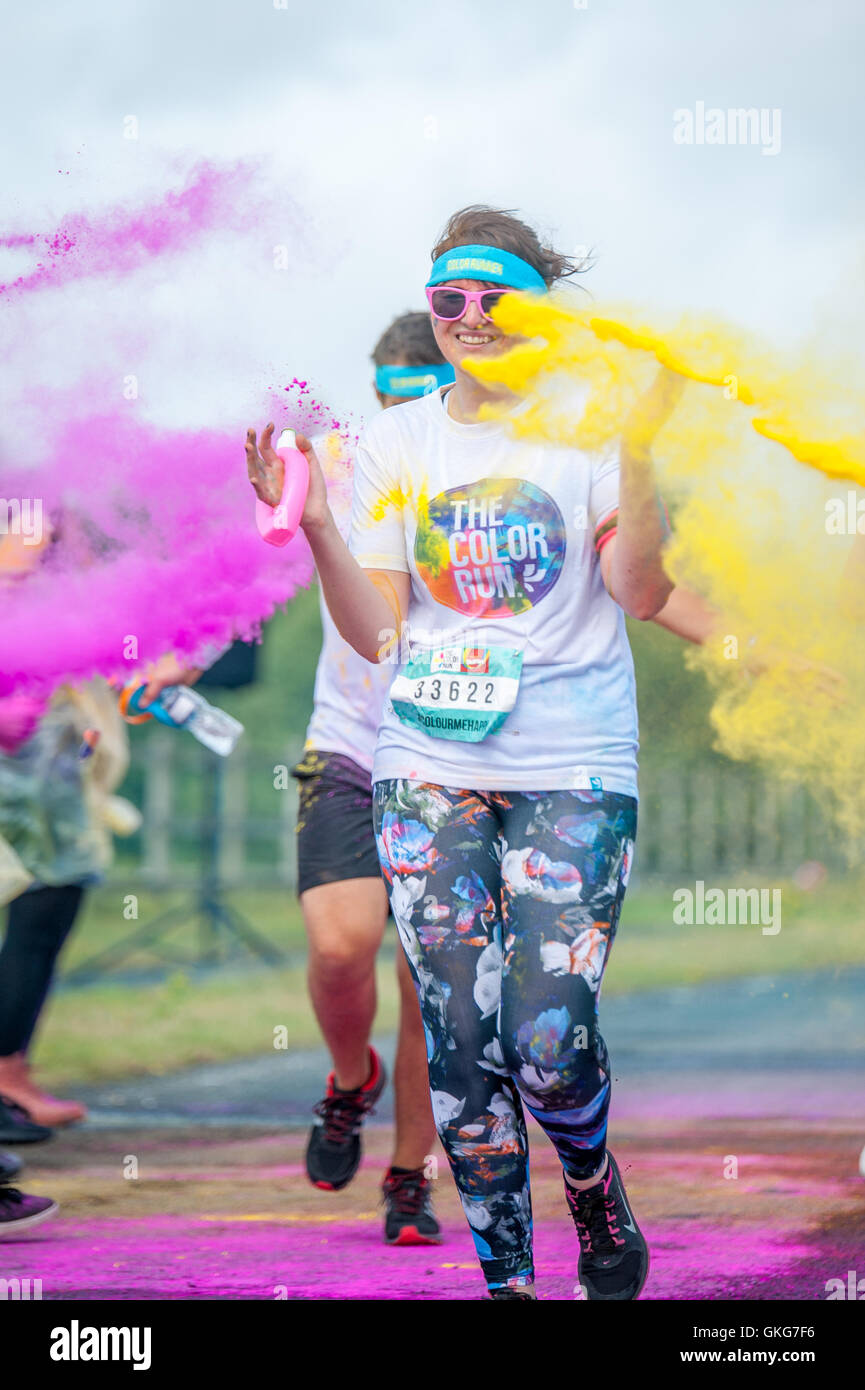 Birmingham Color run 2016 Stock Photo - Alamy