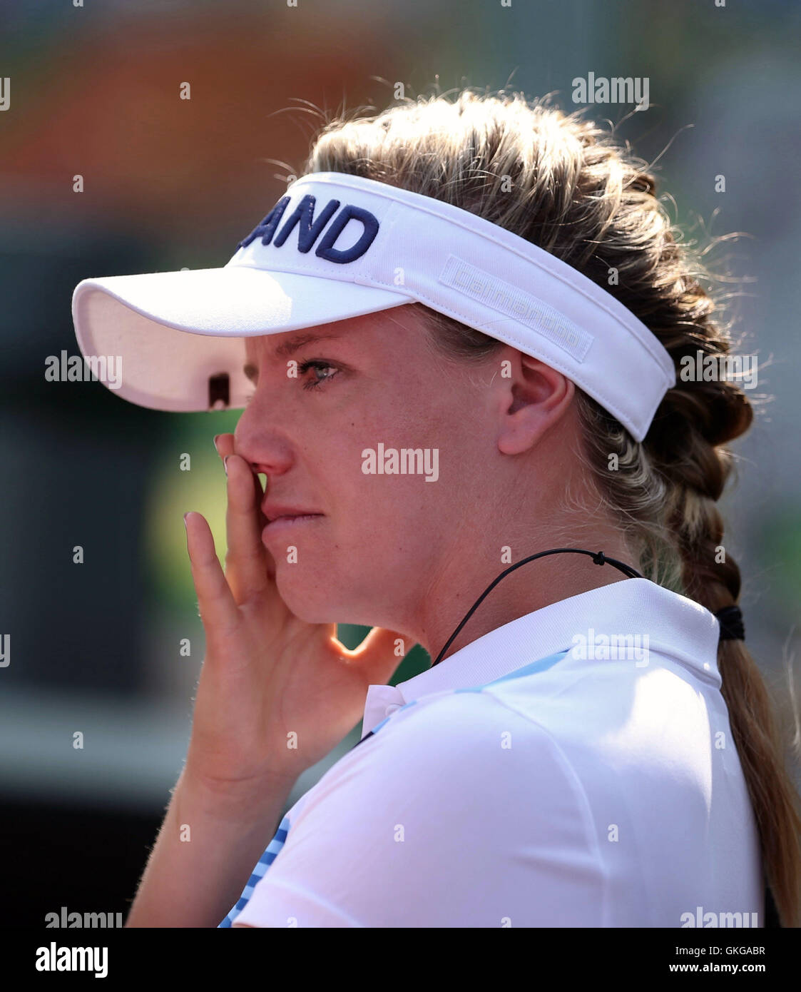 Rio de Janeiro, Brazil. 18th Aug, 2016. NOORA TAMMINEN of Finland competes in Women's Individual Stroke Play Round 3 during Golf competition at the Rio 2016 Summer Olympic Games. © Jon Gaede/ZUMA Wire/Alamy Live News Stock Photo