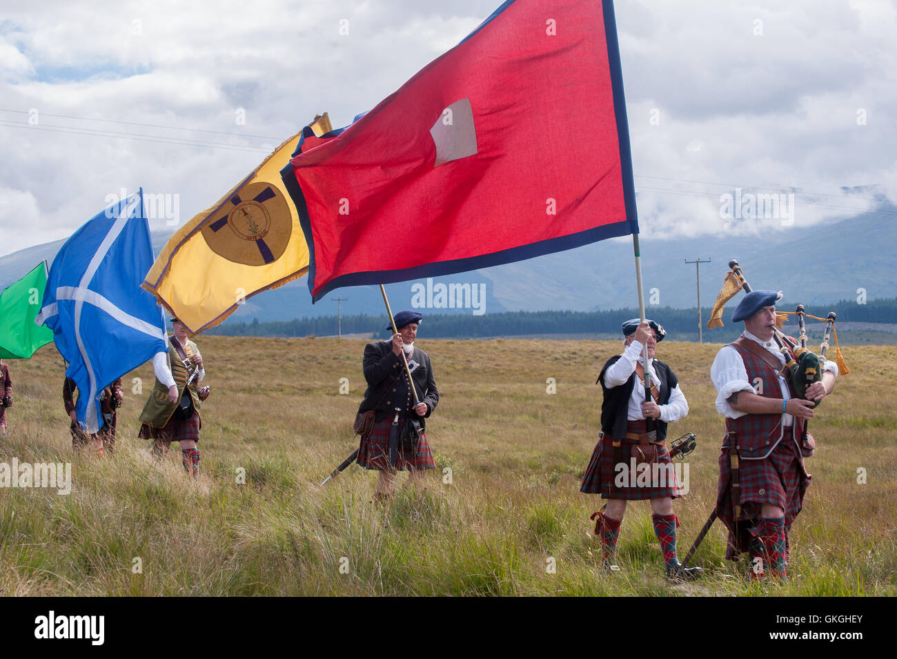 Jacobite flag hi-res stock photography and images - Alamy