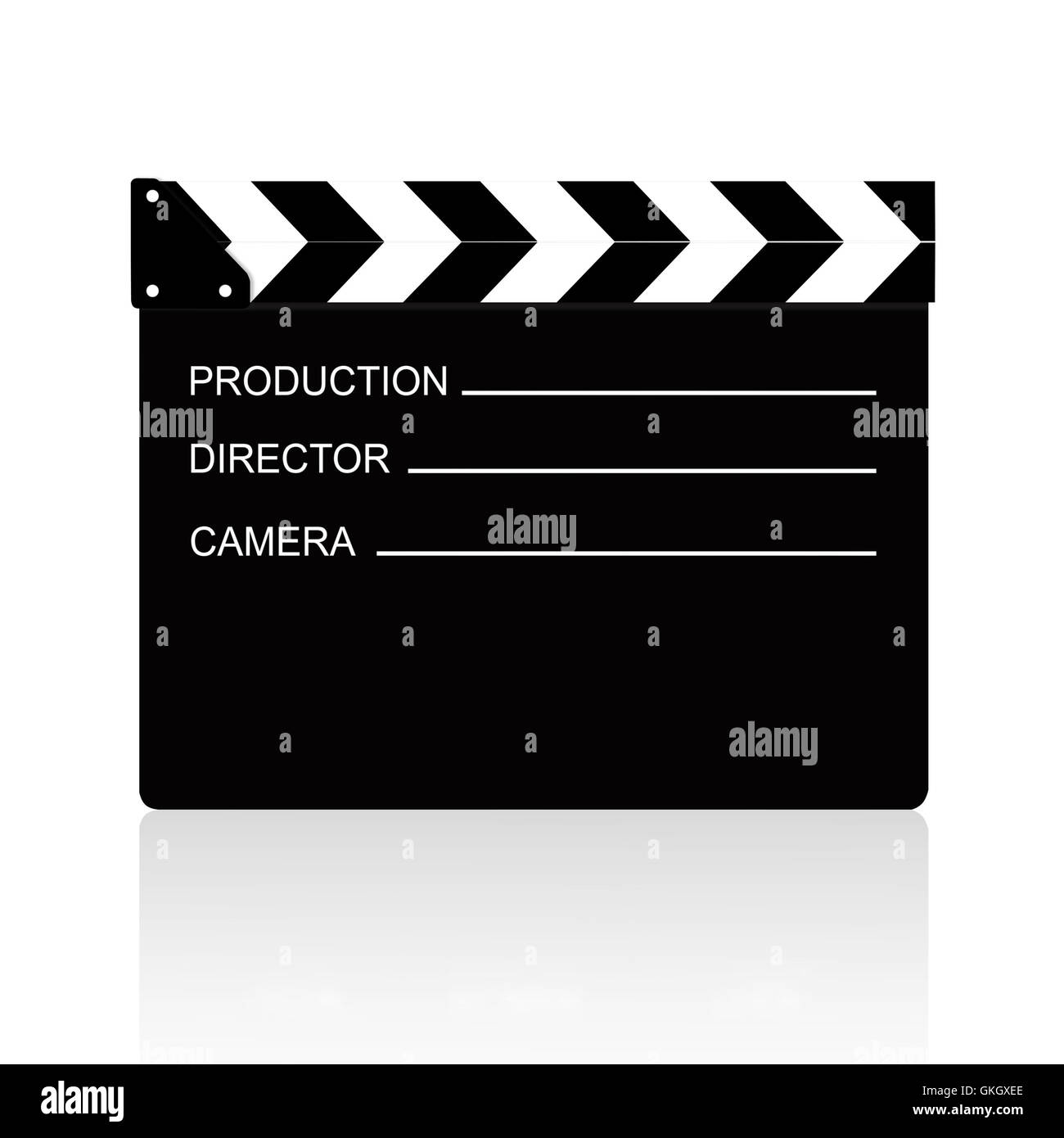 Film slate Stock Photo