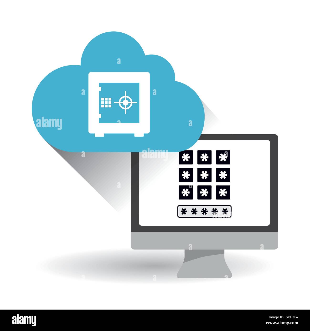 Security system vector design Stock Vector Image & Art - Alamy