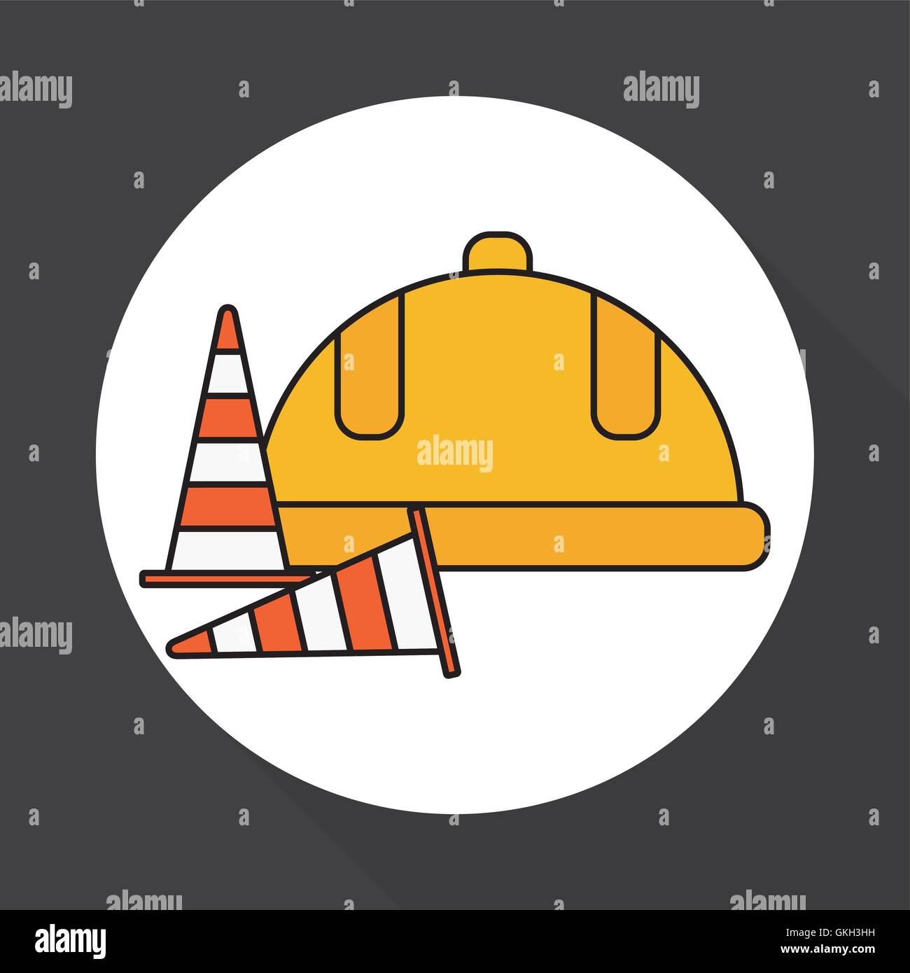 Under constructon vector design Stock Vector Image & Art - Alamy