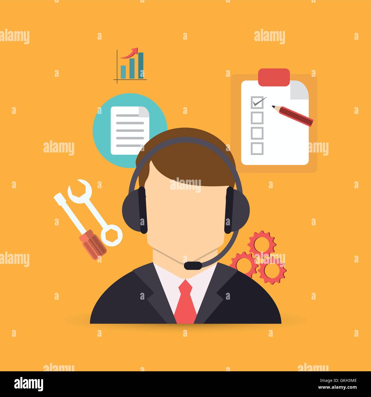 Operator man icon design Stock Vector Image & Art - Alamy