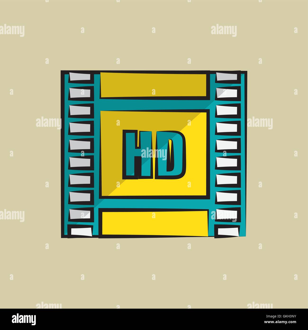 Movie icon, vector design Stock Vector Image & Art - Alamy