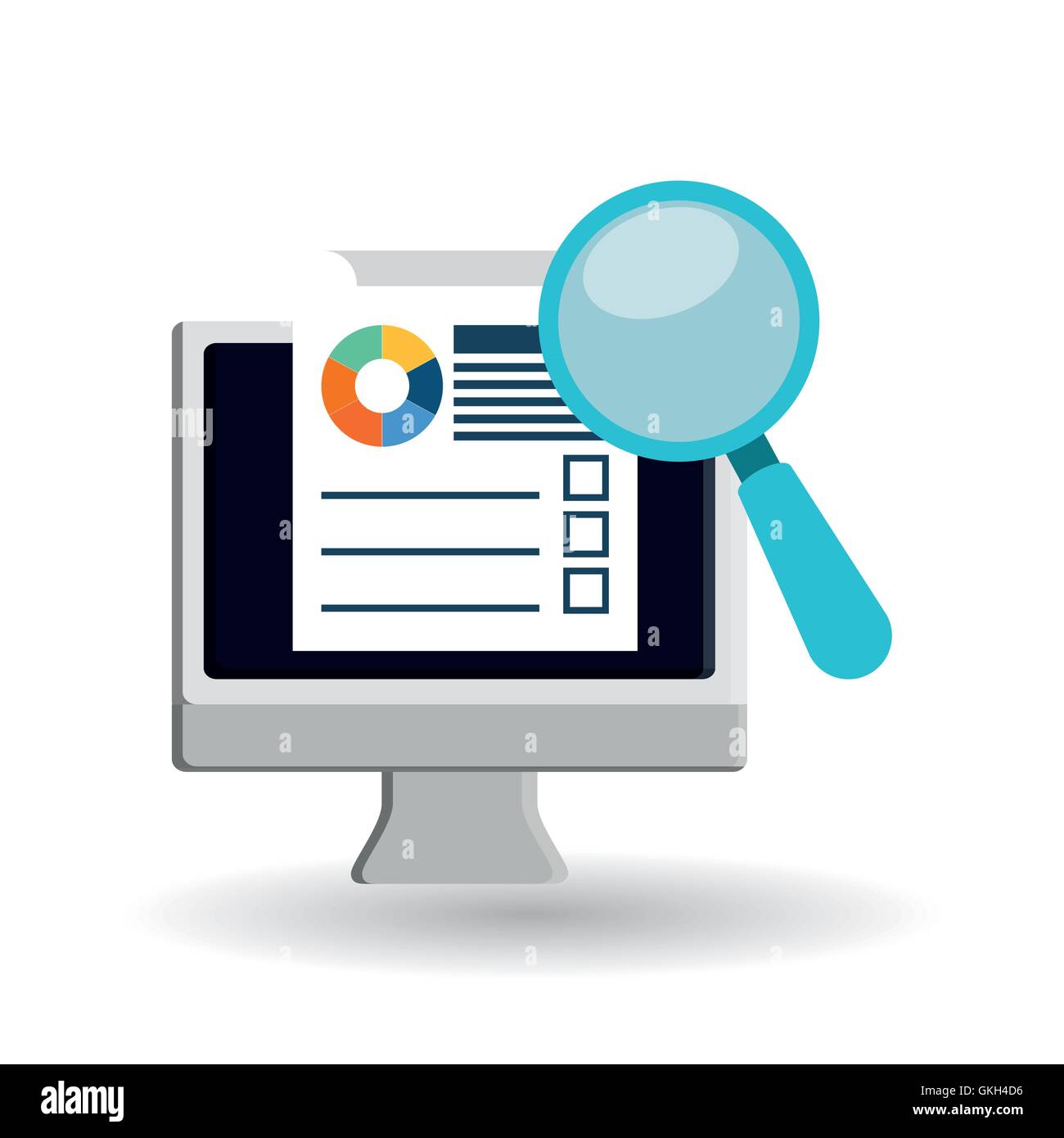 responsive web design over white background, vector illustration Stock ...