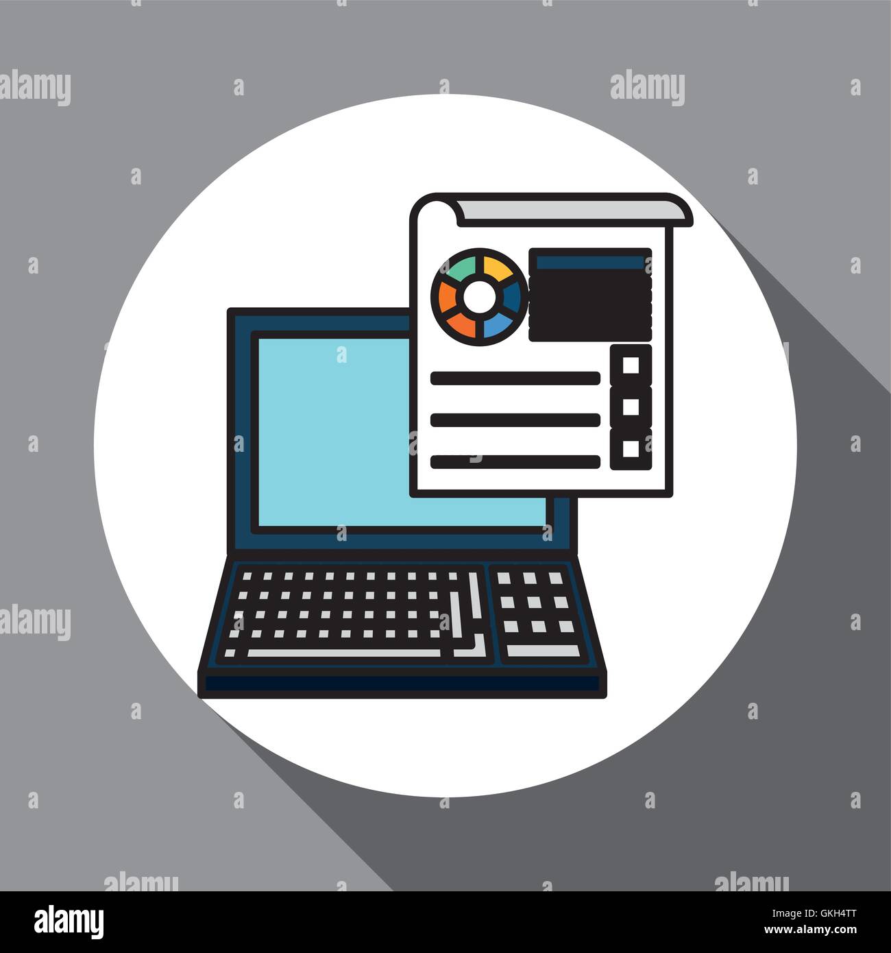 responsive web design over white background, vector illustration Stock ...