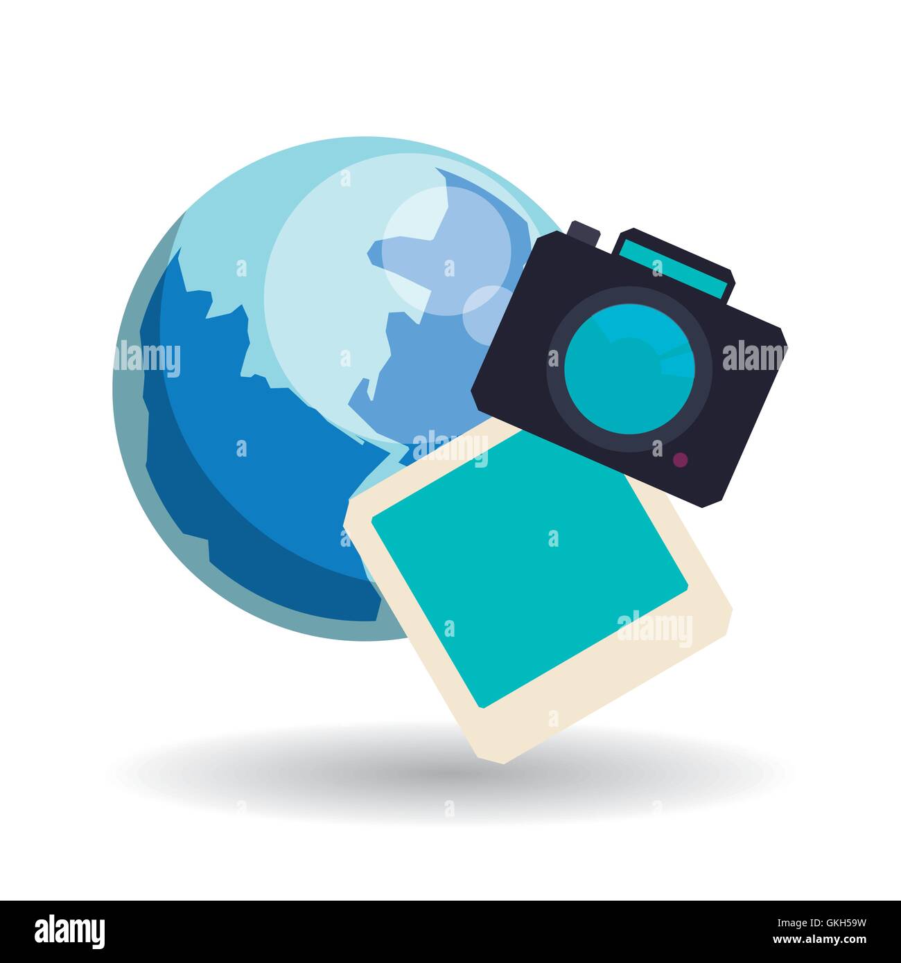 Graphic design of social media , vector illustration Stock Vector Image