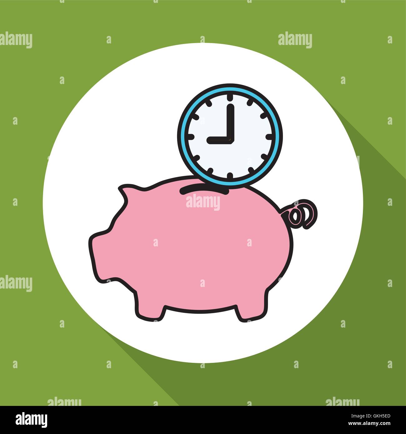 Graphic design of time , vector illustration Stock Vector Image & Art ...