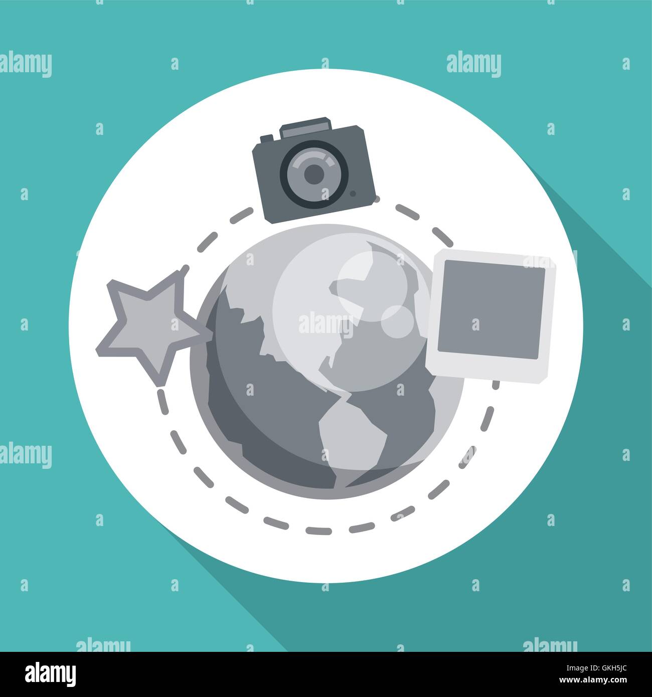 Graphic design of social media , vector illustration Stock Vector Image