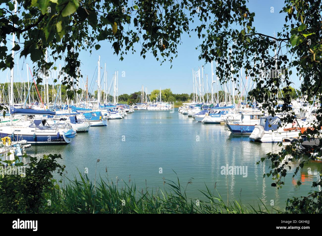 Chichester Marina Views Stock Photo Alamy