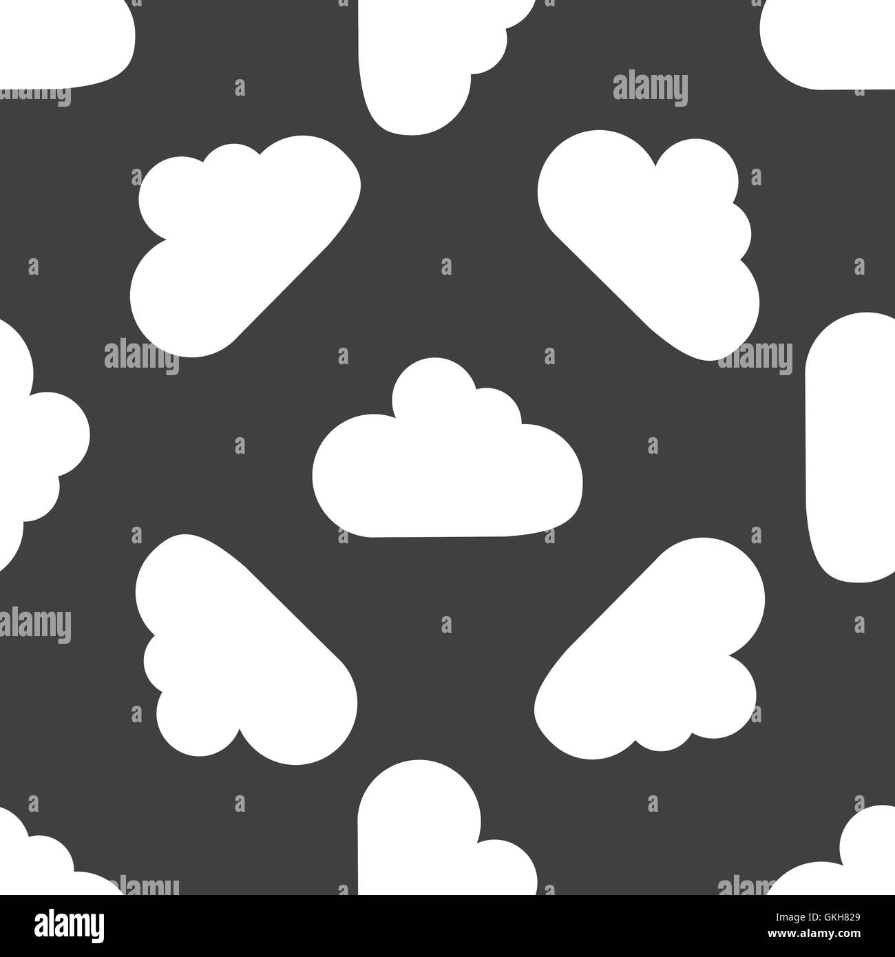 Cloud pictogram Cut Out Stock Images & Pictures - Alamy