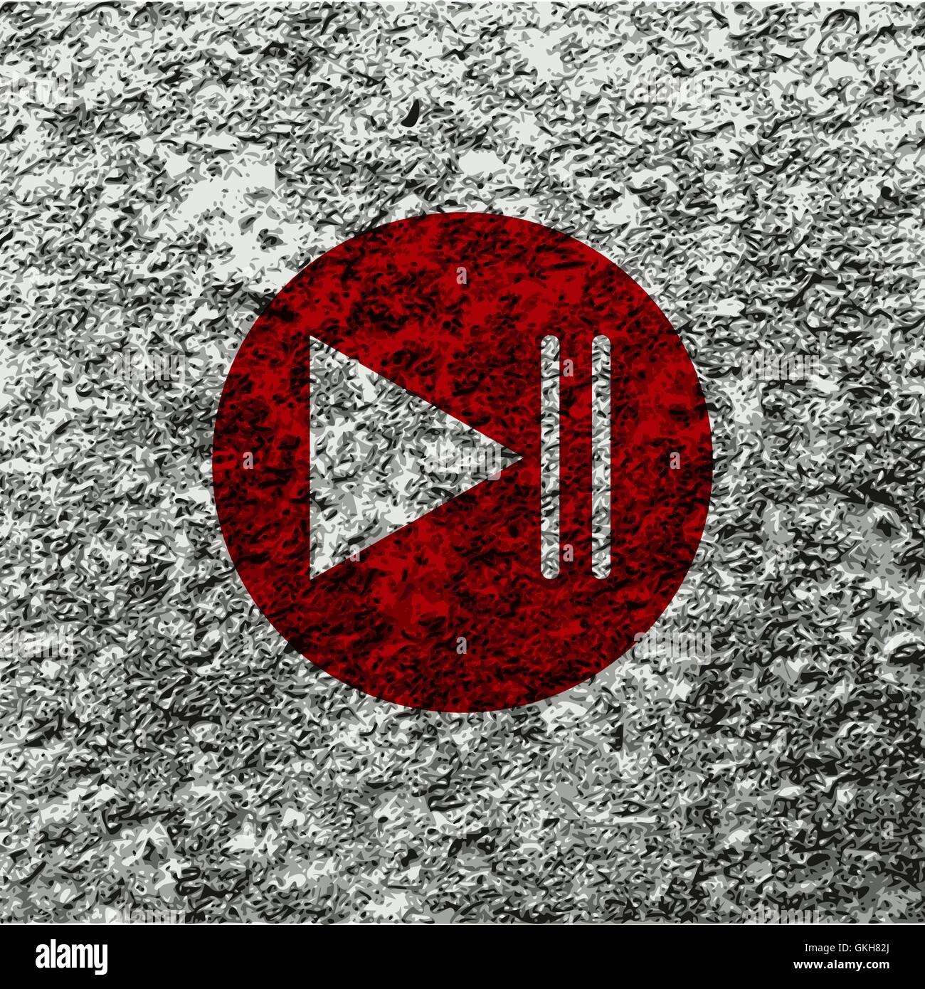 Play button web icon, flat design Stock Vector Image & Art - Alamy