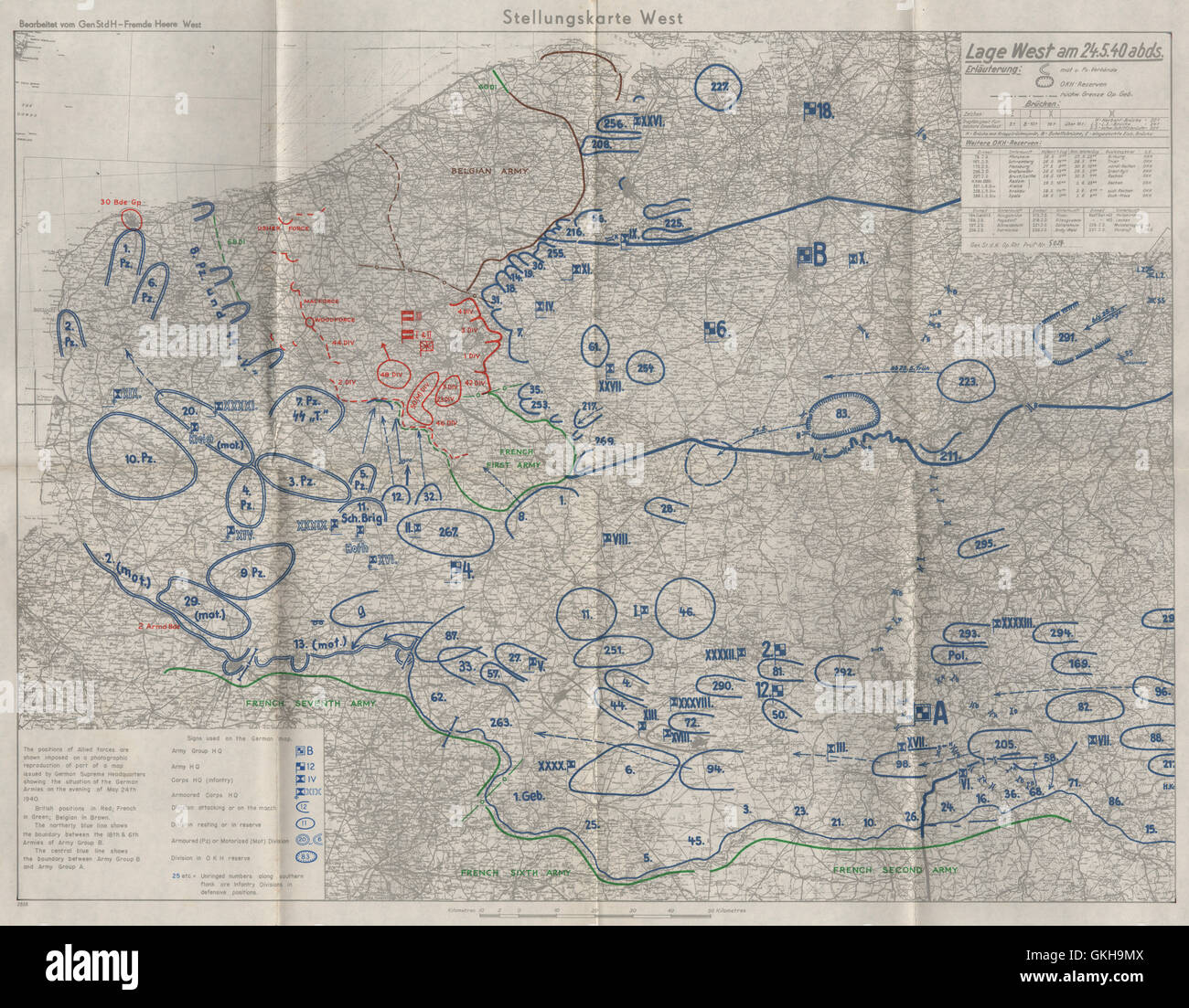 France 1940 map hi-res stock photography and images - Alamy