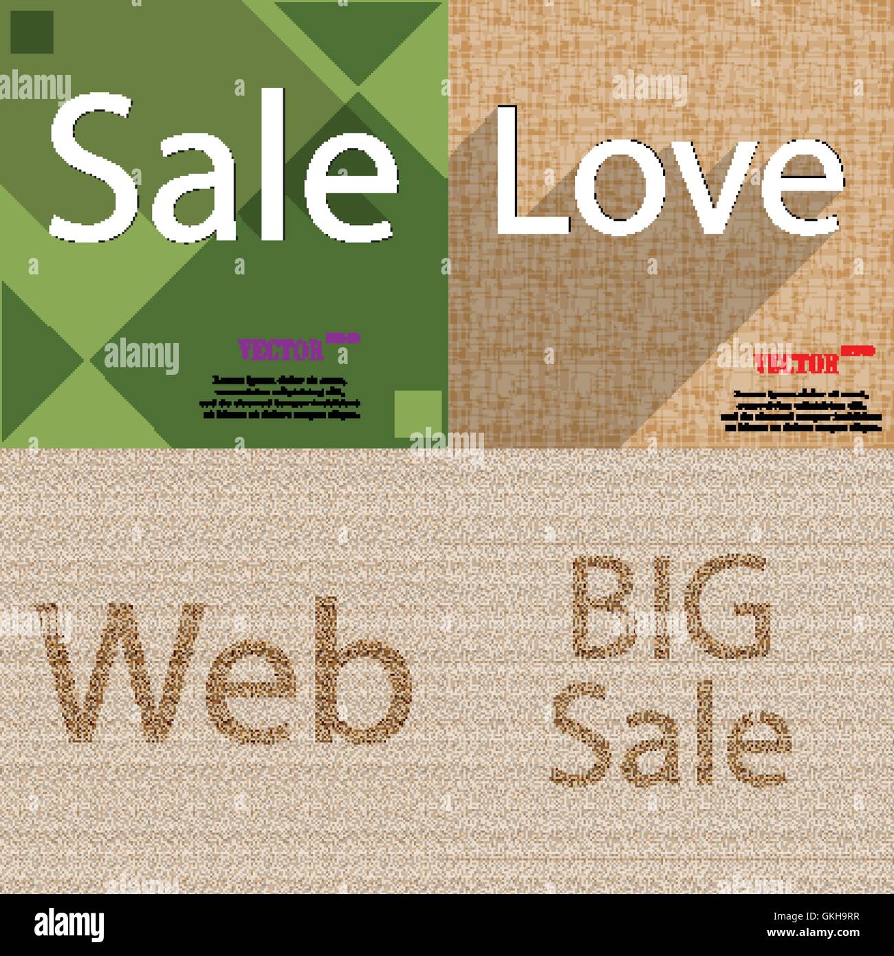 Set of the most popular web design icons on abstract background Stock ...