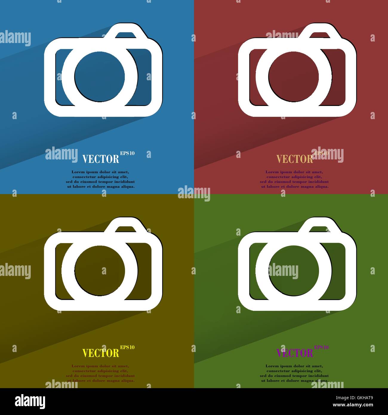 Photographing bright color Stock Vector Images - Alamy