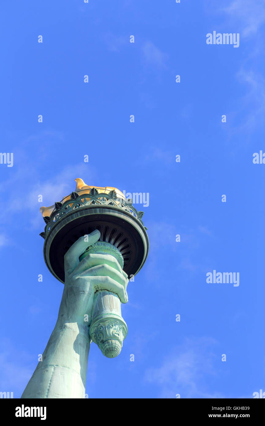 USA, New York, New York City, Statue of Liberty National Monument Stock