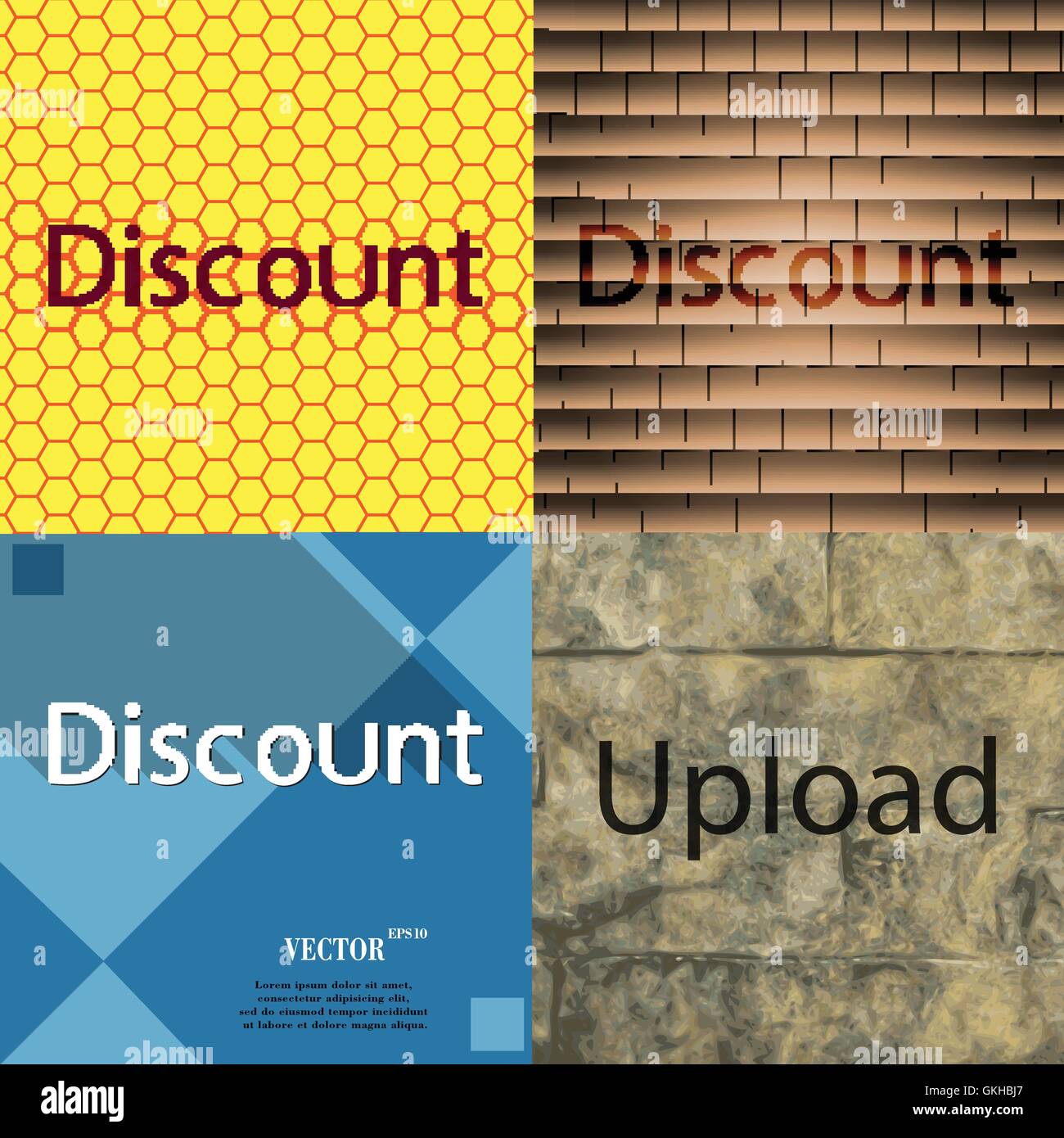 Set of the most popular web design icons on abstract background Stock ...