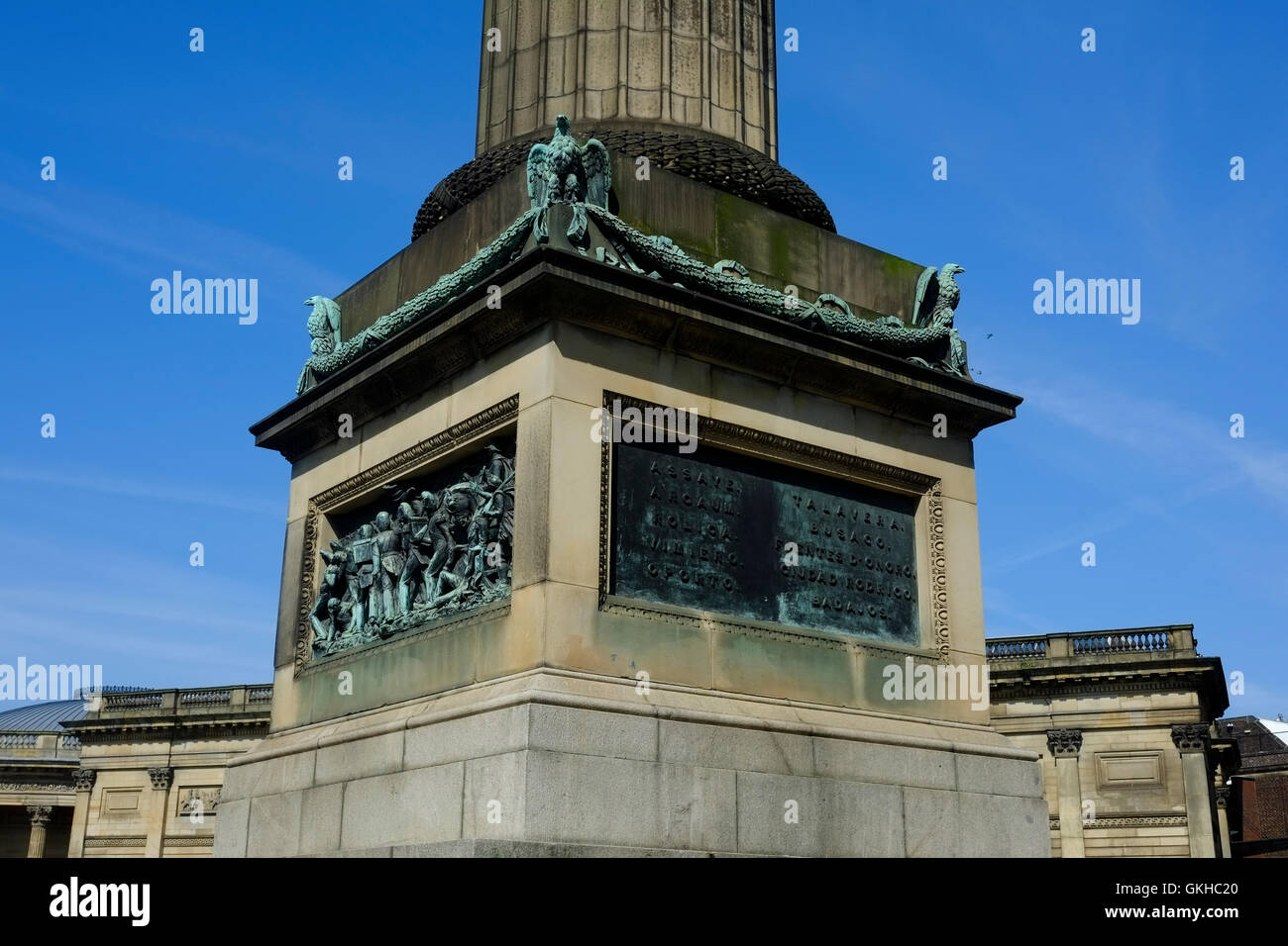Wellington's Column, Liverpool Stock Photo
