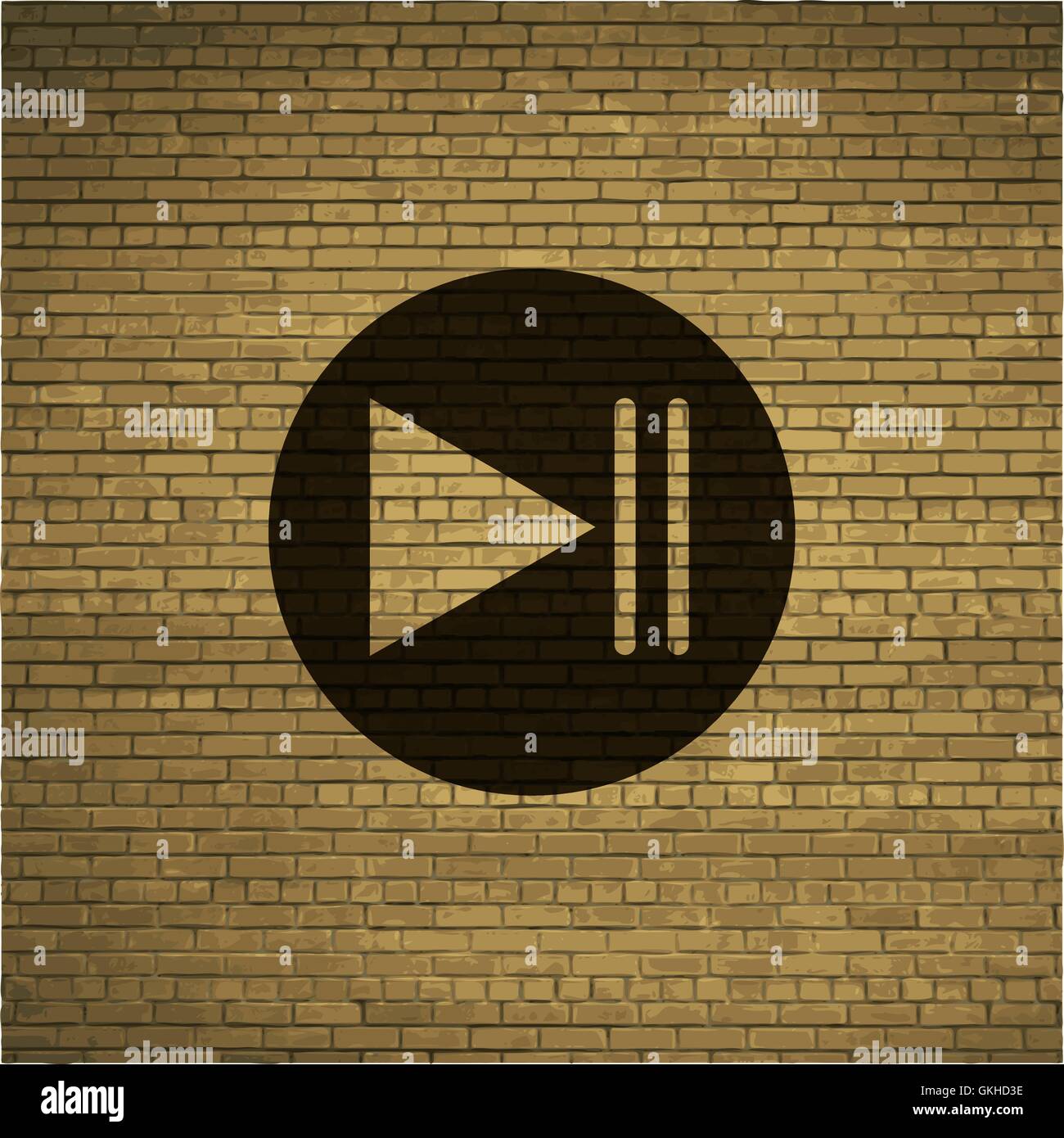 Play button web icon, flat design Stock Vector Image & Art - Alamy
