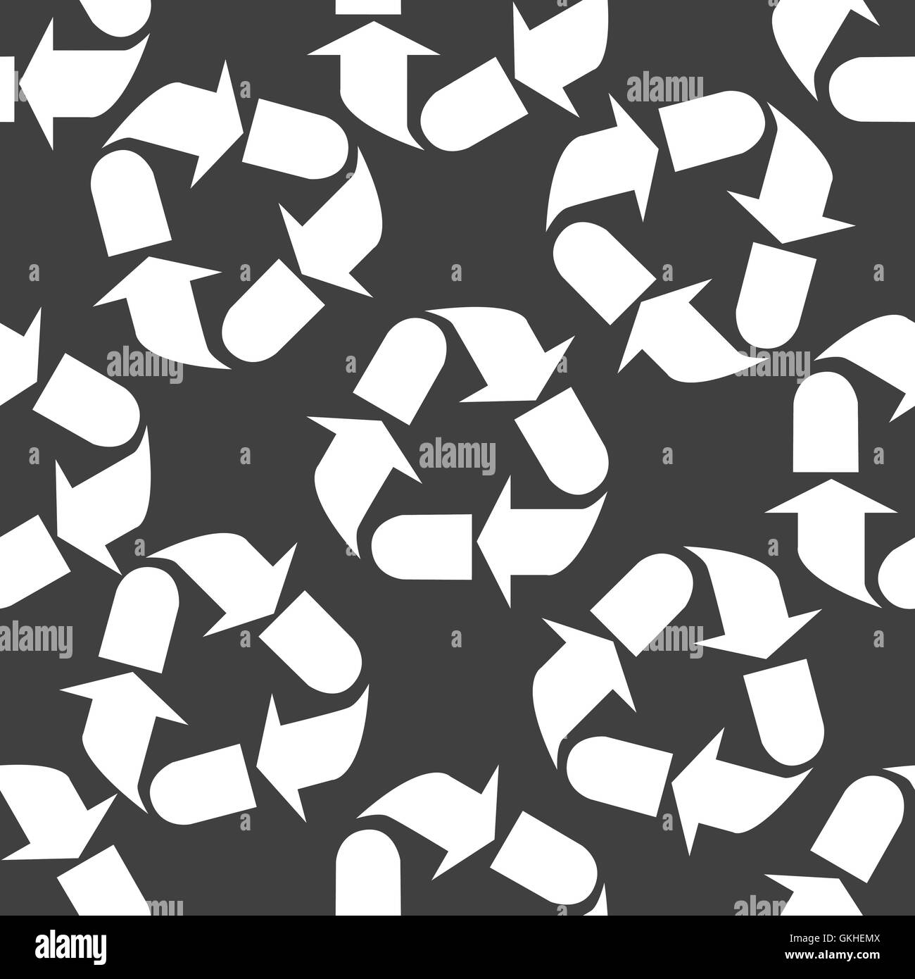 processing web icon. flat design. Seamless gray pattern Stock Vector ...