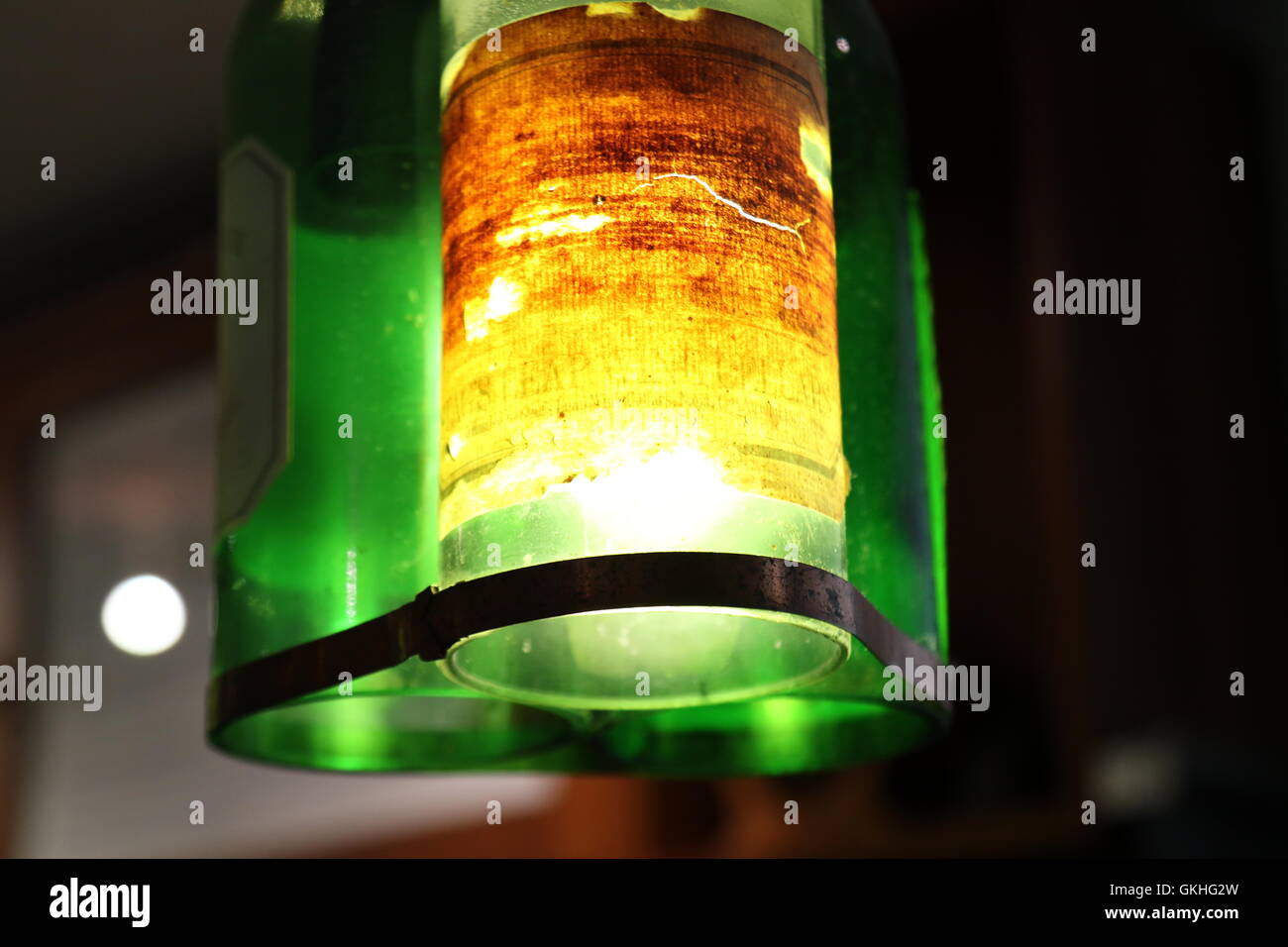 Lamp shade construction at Pegasus Bay Winery, Waipara, New Zealand