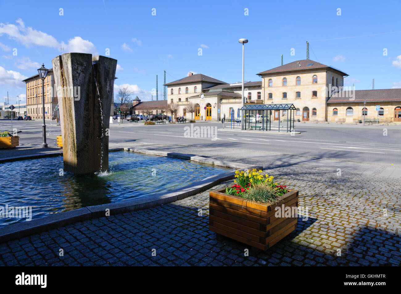 Lichtenfels train station, Germany Stock Photo