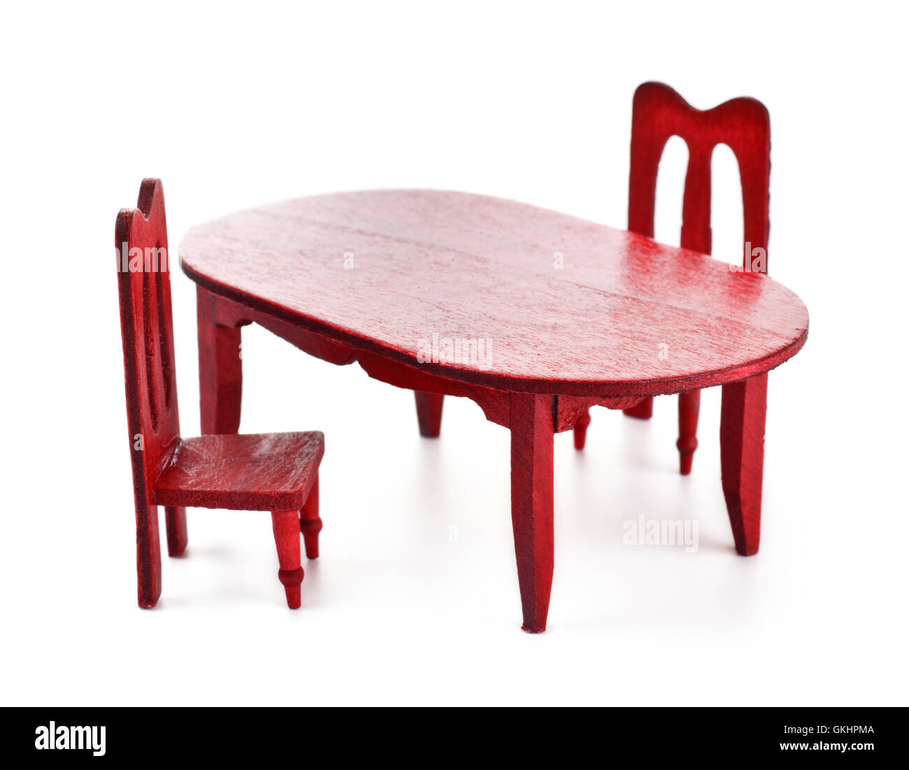 Vintage table chairs Cut Out Stock Images & Pictures - Alamy