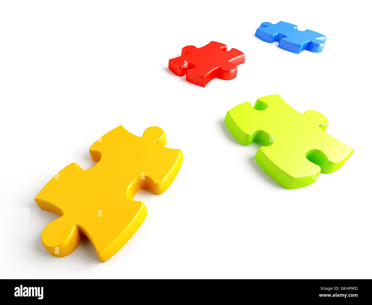 Parts of a puzzle Stock Photo Alamy