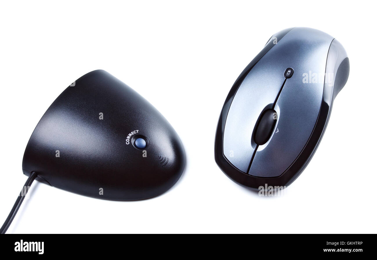 Wireless mouse with receiver hi-res stock photography and images - Alamy