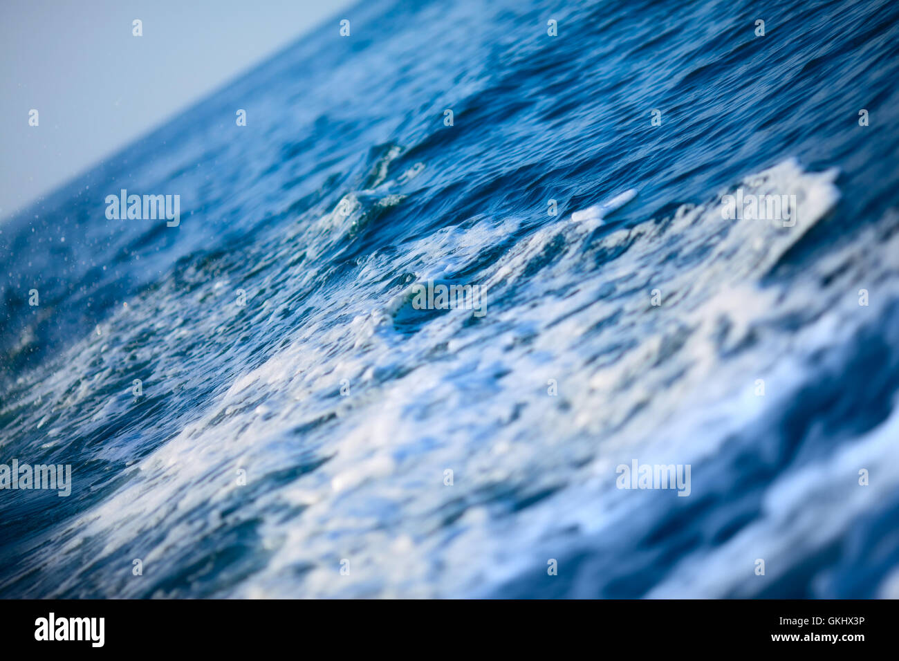 Blue Ocean Wave Stock Photo - Alamy