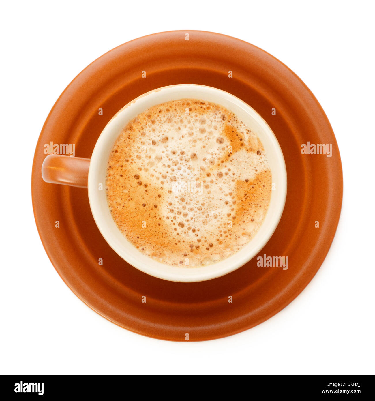 Full Coffee Cup Stock Photo - Alamy