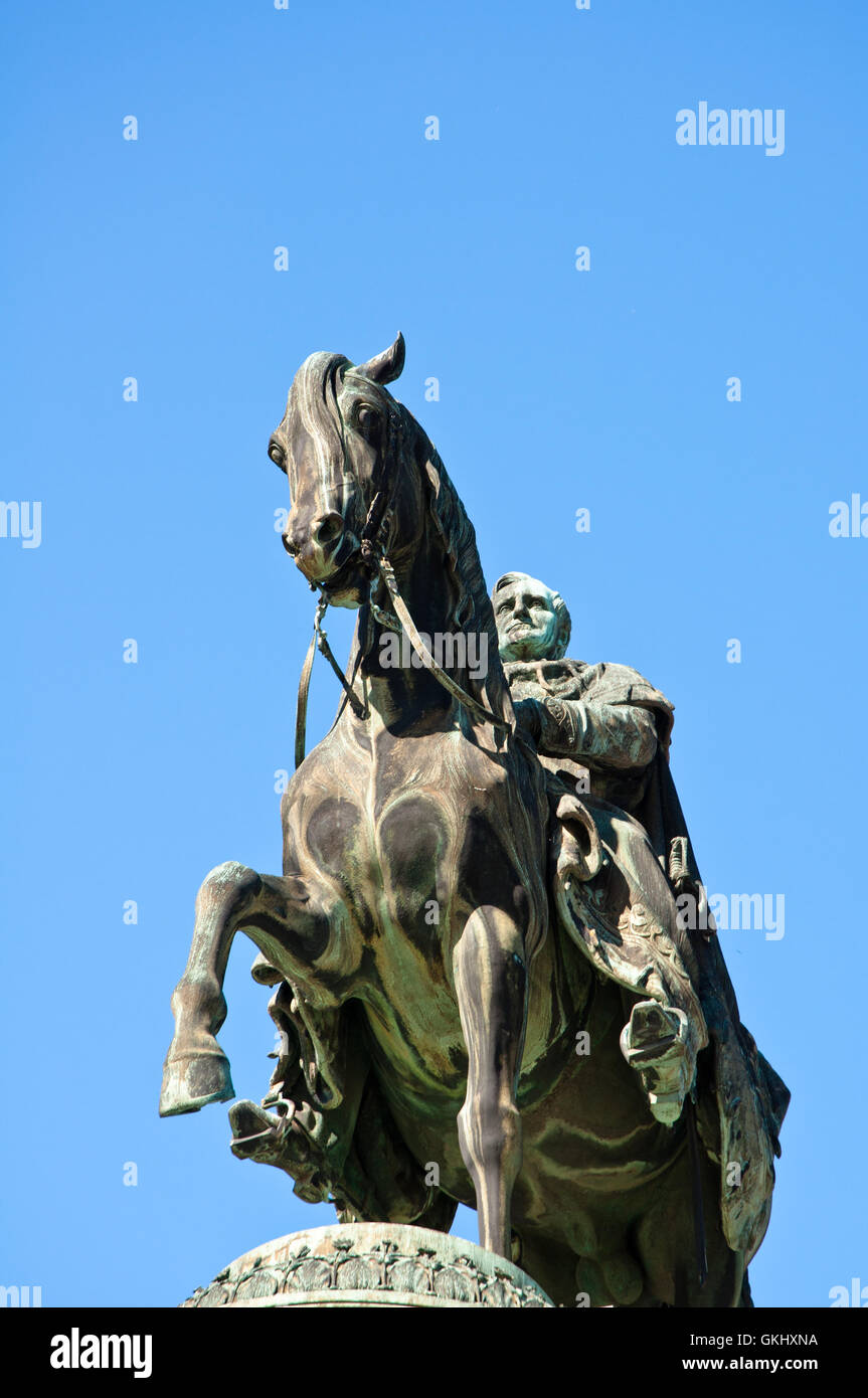 Statue King John of Saxony, Dresden, Germany Stock Photo