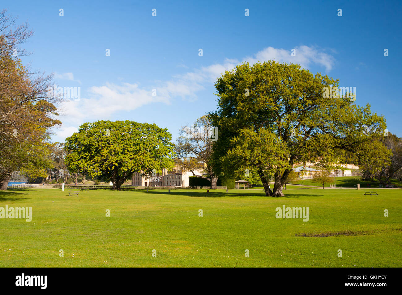 Port Arthur Grounds Stock Photo Alamy