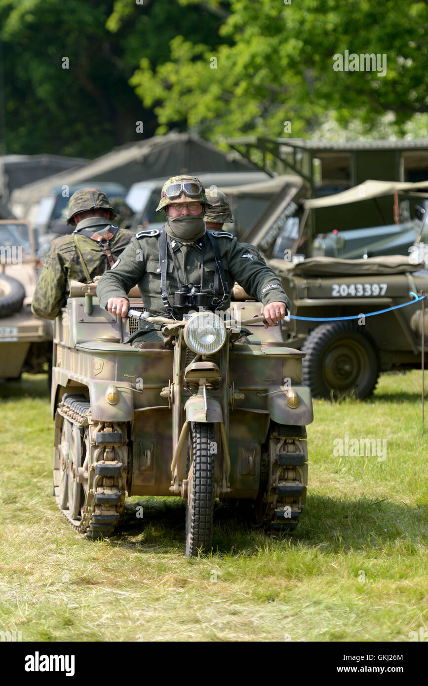 Pictured on a warm bank holiday weekend is the Solent Overlord WW2 show