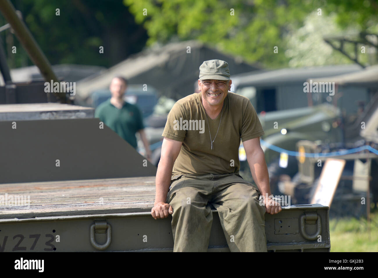 Pictured on a warm bank holiday weekend is the Solent Overlord WW2 show